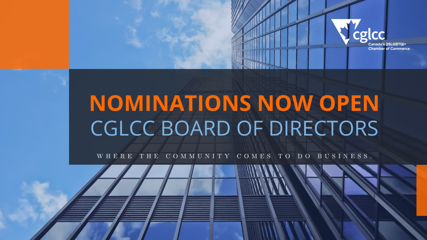 NOTICE: Nominations for CGLCC Board of Directors Now Open