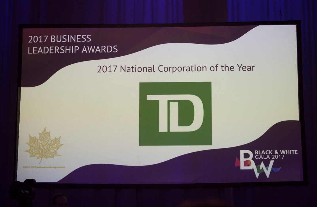 TD Bank Group Named CGLCC’s National Corporation of the Year for 2017