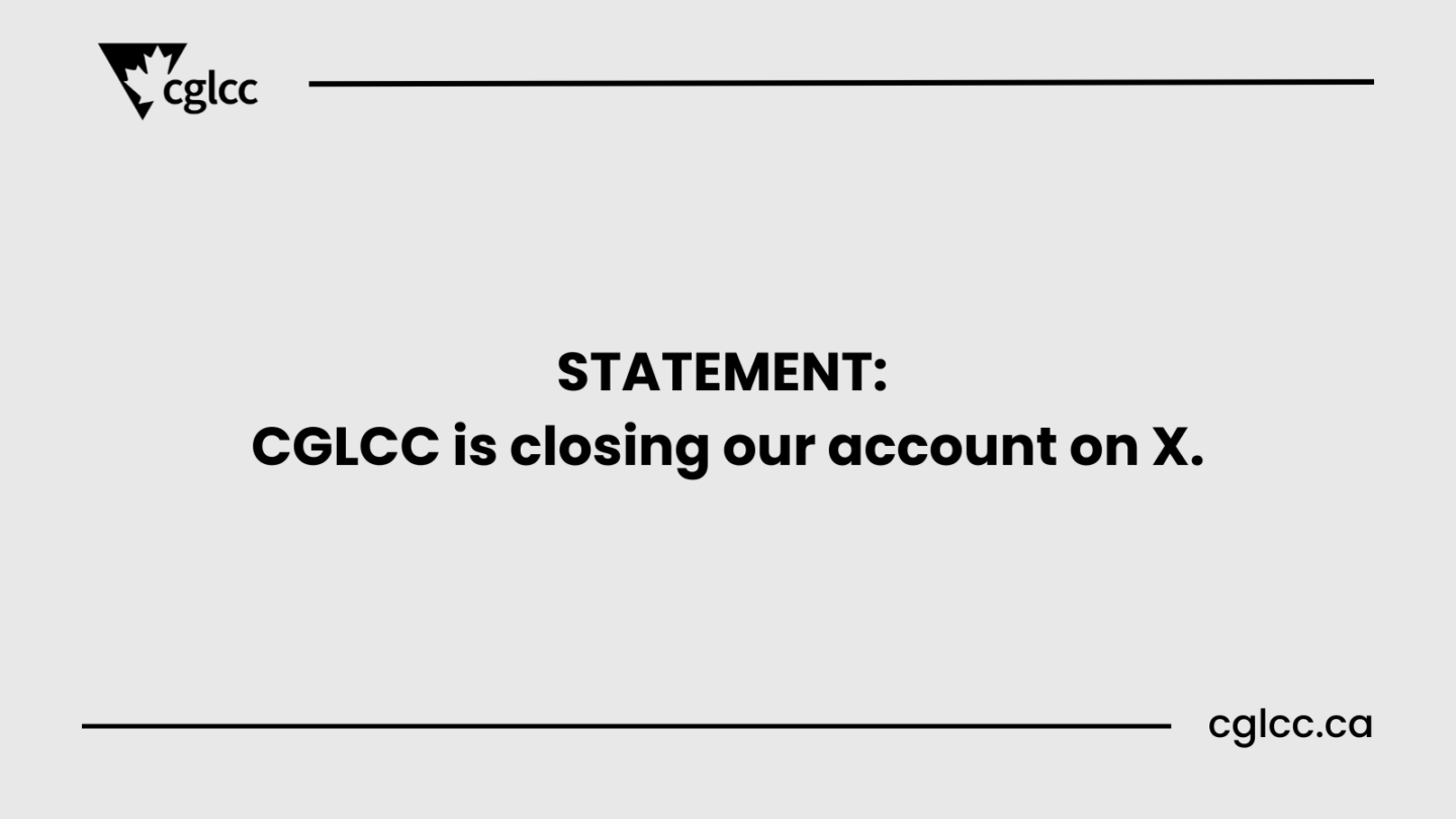 Statement: CGLCC to close account on X